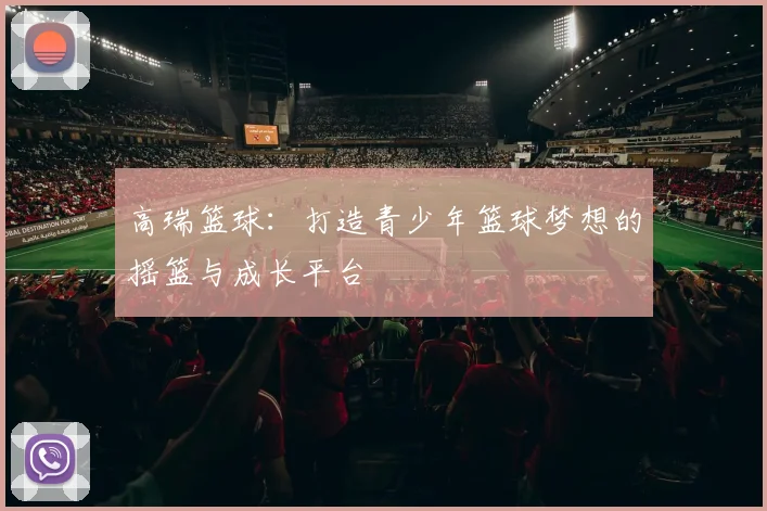 高瑞篮球：打造青少年篮球梦想的摇篮与成长平台